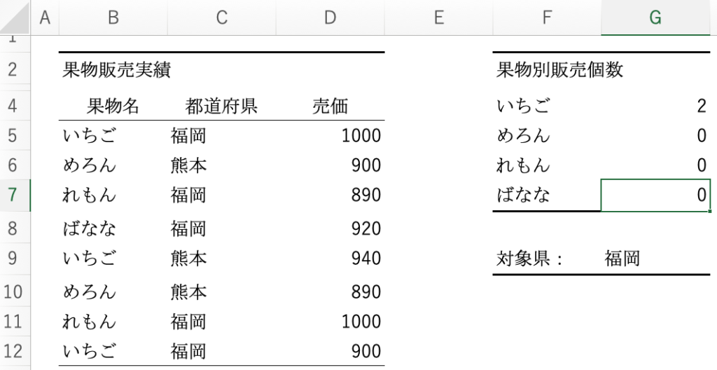 COUNTIFS説明3